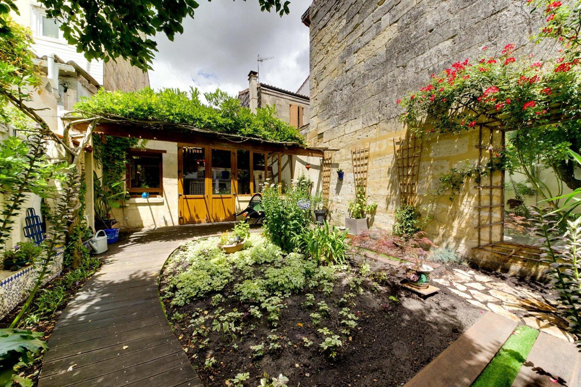 Superbe Maison En Pierre Bordelaise Bordeaux Exterior photo